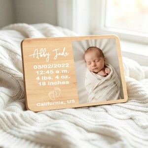 Engraved Wood Frame - Custom Personalized Walnut Photo Frame, 5th Anniversary, Picture Print Display Engagement Wedding Gift for Bride Groom