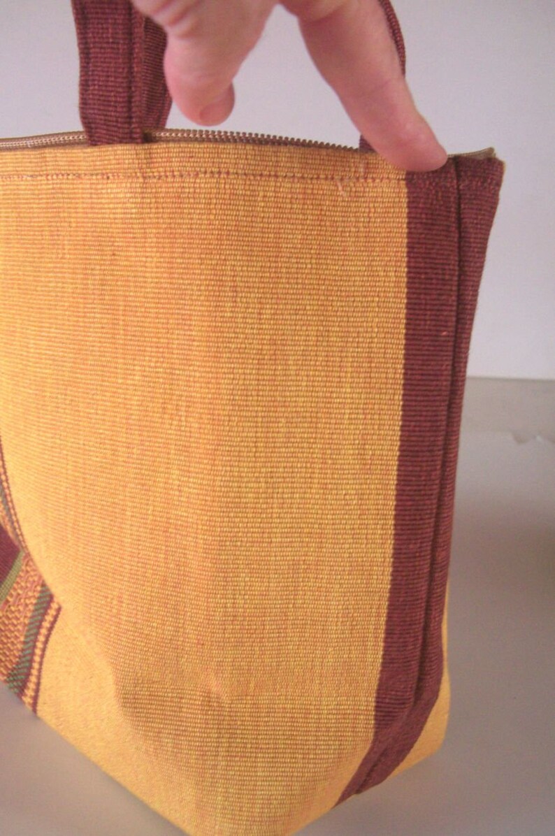 Carry bag Japanese tote handmade woven cotton textile Etsy