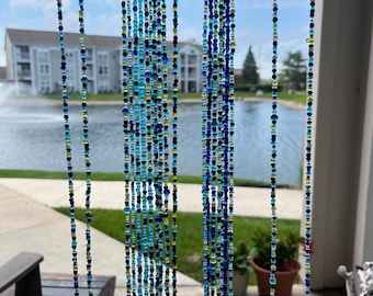 Ocean Inspired Beaded Curtain