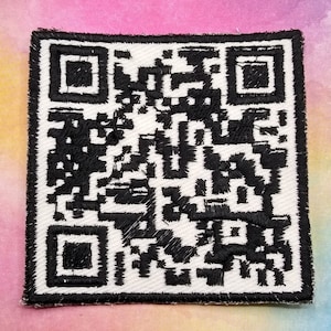 QR Code Patch - Never Gonna Give You Up