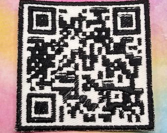 QR Code Patch - Never Gonna Give You Up