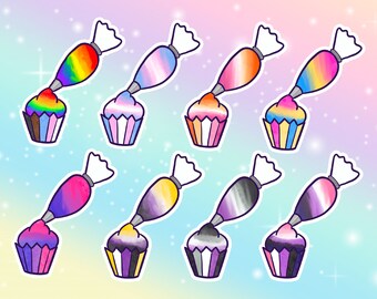 Pride Pastry Bag Stickers