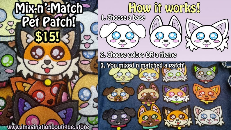 Mix-n'Match Pet Patch Customizeable image 2