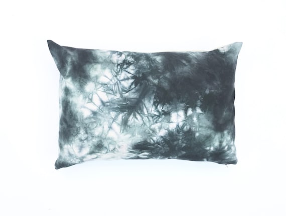 Tie dye Green Marbled Pillow Bohemian Marble Pillow Case | Marble pillow