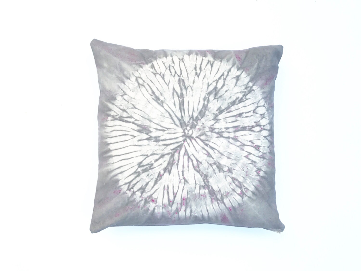 Sale Charcoal Gray Pillow Shibori Boho Pillow Shams Gray Grey Etsy