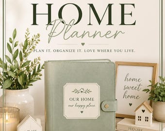 Complete Home Planner Bundel | Huishoudorganisatie Map (Printbaar PDF)