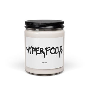 Vela de soja con aroma a TDAH Hyperfocus Est. / Tarro de 255 g