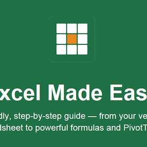How-to for Excel!  Simple, easy-to-understand guide for Excel basics.