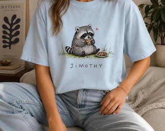 imothy Raccoon Shirt, Seattle Feral Legend Comfort Colors® Tee, Retro Moon Graphic Tshirt, Funny Trash Panda Cottagecore Animal