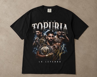 Ilia Topuria Ufc Fighter portrait T-Shirt | MMA fighter graphic tee
