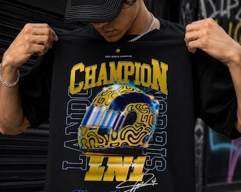 Limited Lando Norris Champion Shirt, Vintage Norris McLaren Limited T-shirt, F1 McLaren Fan Merch, Gift for Lando Norris Fan