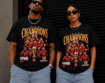 Spain Football Champions T-Shirt | La Roja World Cup Players, Lamine Yamal Shirt, Football World Cup Shirt