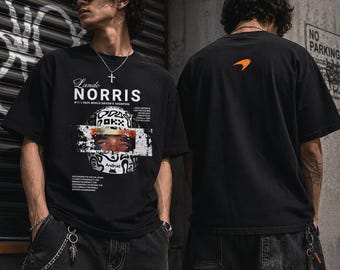 Lando Norris Shirt, Vintage Norris McLaren Limited T-shirt, F1 McLaren Fan Merch, Gift for Lando Norris Fan