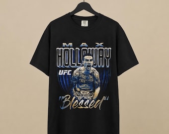 Max Holloway Blessed T-shirt | UFC Fighter Graphic Tee