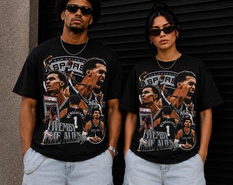 Victor Wembanyama Basketball Player Collage T-Shirt | San Antonio Spurs Shirt