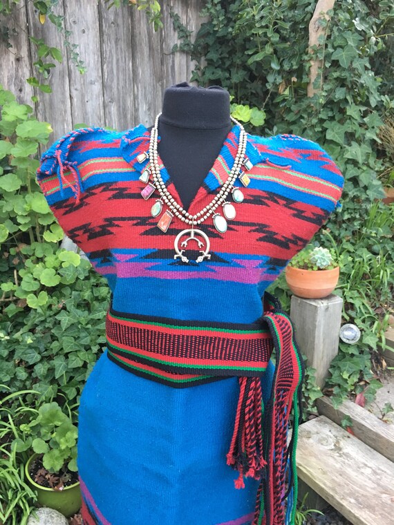 Navajo Woven Dress Double Panel Rug Dress Etsy