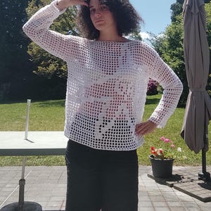 Daughter from hell Gracie Abrams crochet sweater