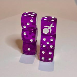 30 pieces Premium Chaos God 16mm Dices