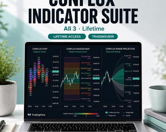 Conflux Indicator Suite - All 3 TradingView Indicators (Step, Margin Map, Range Projector), Invite-Only, Lifetime Access