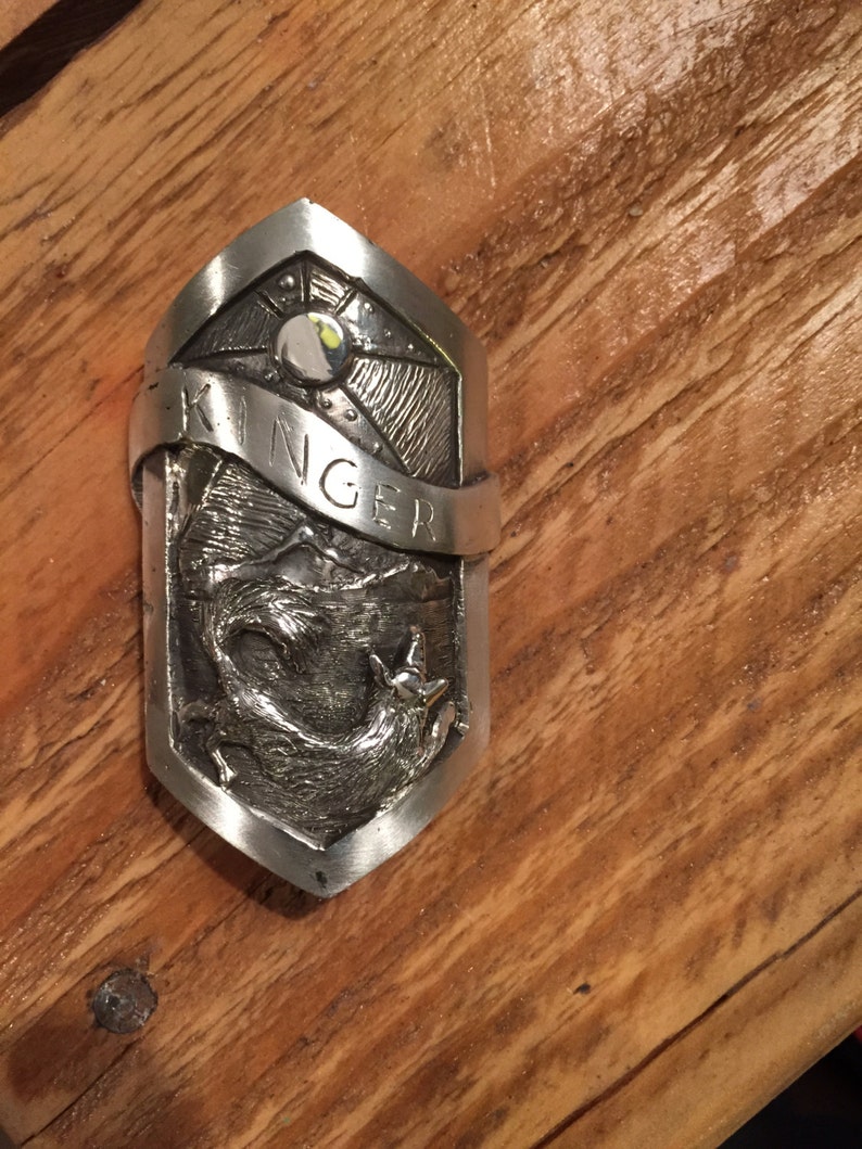 Custom Bike Badge Cast in Bronze or Silver Etsy