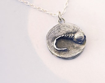 Euro Nymph Pendant- Silver Fly Fishing Necklace