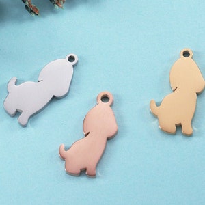 Father's Day Charms Bulk-5pcs Dad You're Someone To Look Up To Charms Polished Stainless Steel Dog Tag Charms Pendants B1471-B1476