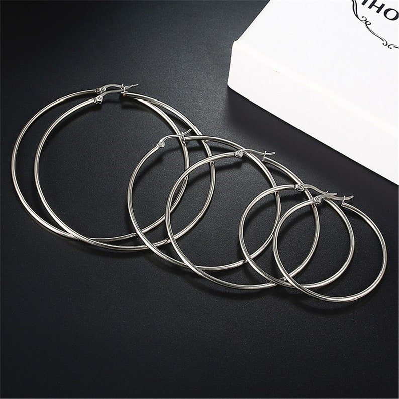 Stainless Steel Hoop Earring Wires Hypoallergenic Earring Etsy