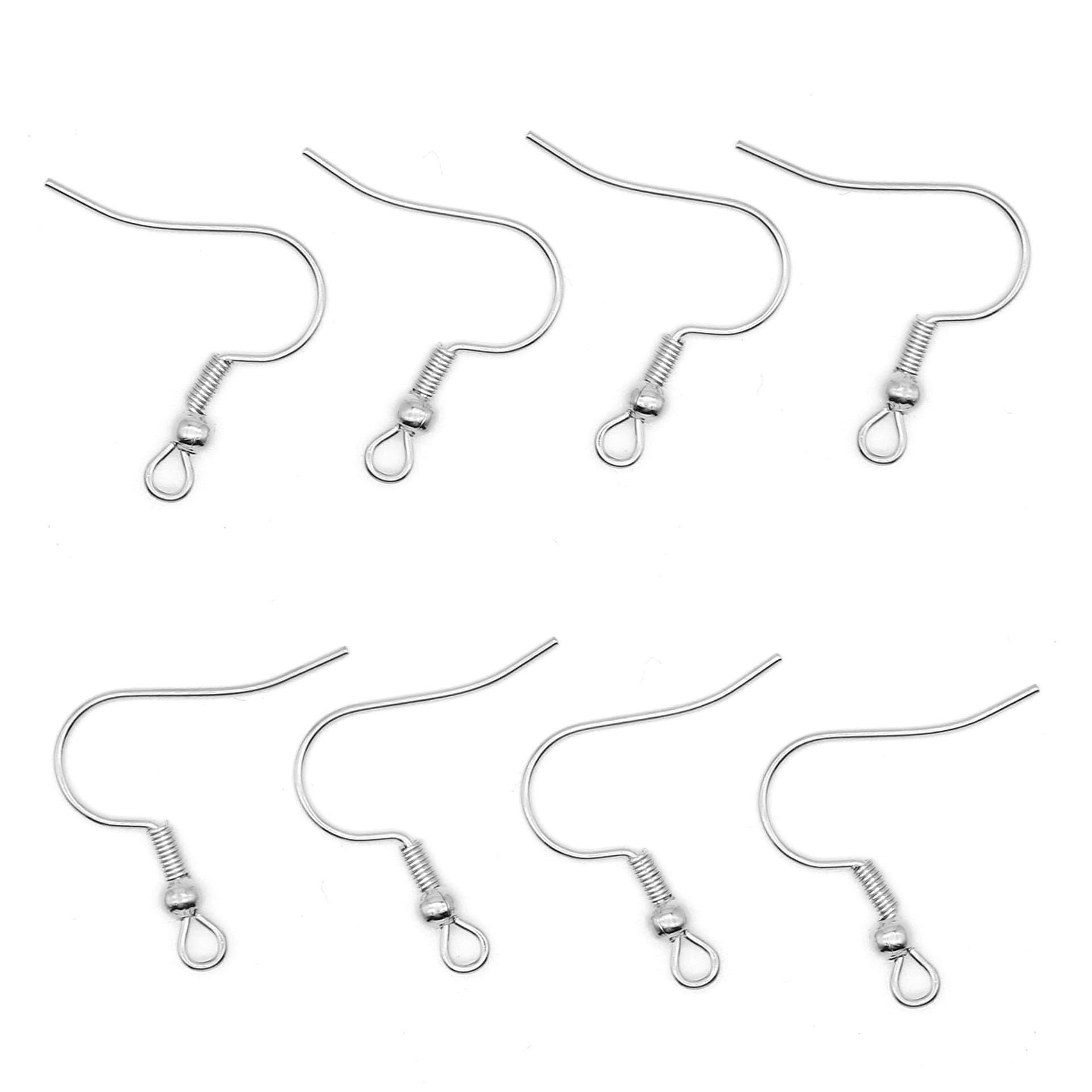 Hypoallergenic Surgical 316L Stainless Steel French Hook Earrings, Fish  Hook Earring Wires, Hook Earrings, Fish Hook Earring Wires, B713 -  UK