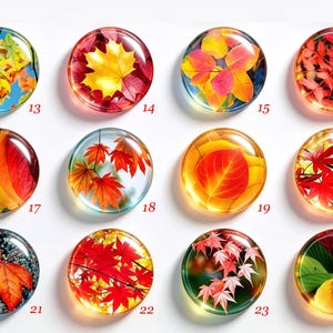 Leaf cabochons,Handmade glass Cabochon,DIY Glass Cameo,Flat back cabochons,Picture Glass Cameo Jewelry Accessory,Glass Dome Cameo