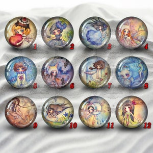 Handmade cabochons,Glass Photo Cabochon,glass cabochon,round cabochons,illustration cabochons,Handmade Dome cab cabochon