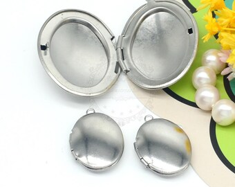 10pcs 16X24/27x42mm Stainless Steel Mirror Charms Pendant,Jewelry Making Findings,Vintage Style Mirror Pendant, Stainless Steel DIY Supplies