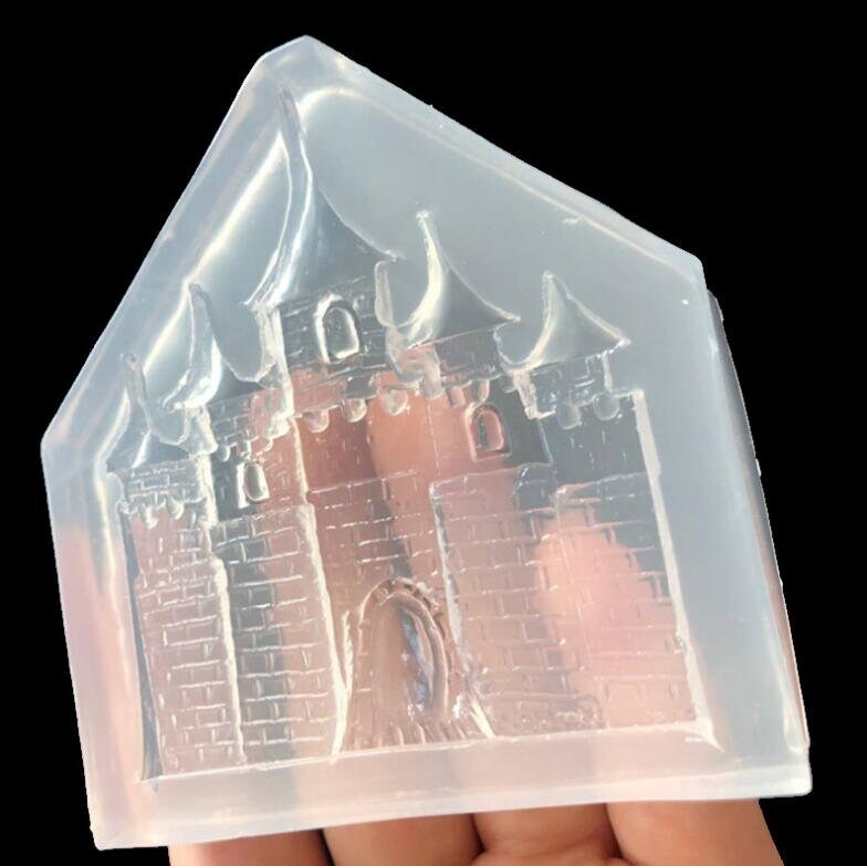 Castle Resin Mold Castle Resin Silicone Mould Transparent Etsy