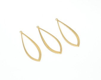 30pcs 13x37mm Brass earrings,Earring Findings,Earring connector,Earring pendant,Jewelry Supplies,Brass jewelry,Teardrop shape earrings, S241