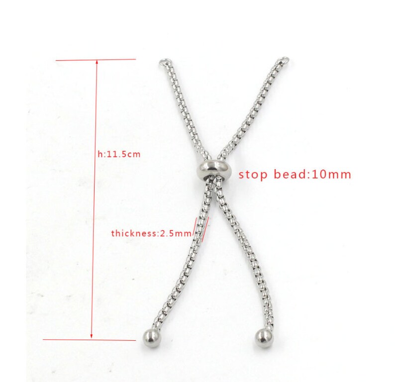 5pcs 11.5cm Stainless Steel Chains Bulk Chain Stainless Etsy