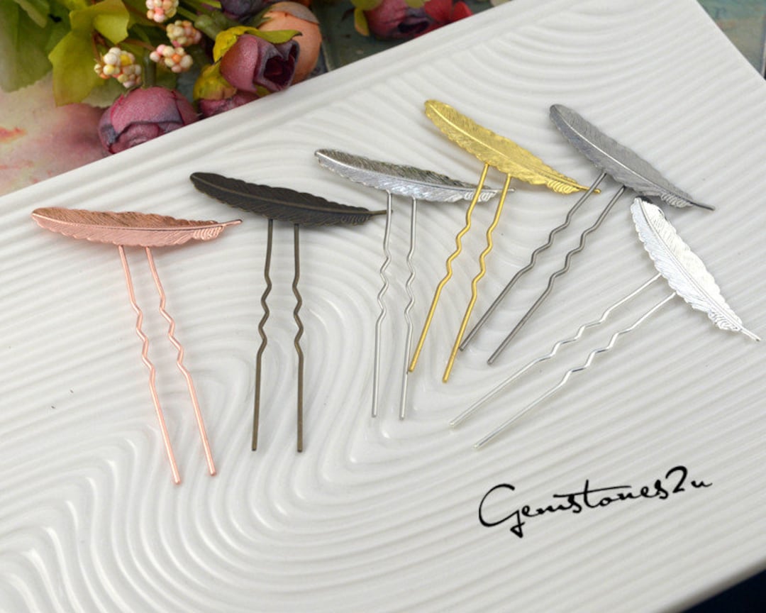 20pcs Brass Cameo Setting Hair Pins Wedding Hair Pins Prom Etsy