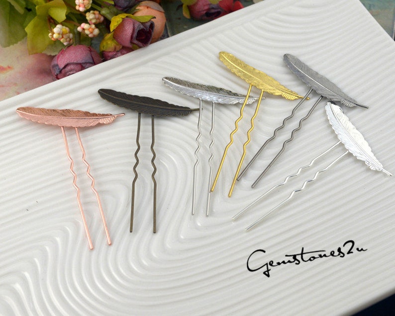 20pcs Brass Cameo Setting Hair Pins Wedding Hair Pins Prom Etsy