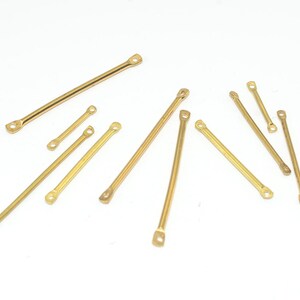 Brass earrings, Earring Findings, Earring connector, Earring pendant, Jewelry Supplies, Brass jewelry,Stick shape earrings, S42