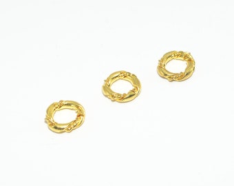 50pcs 8.2mmBrass earrings, Earring Findings, Earring connector, Earring pendant, Jewelry Supplies, Brass jewelry, Circle shape earrings,S107