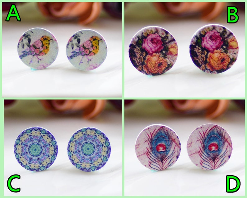 20pcs 16mm Round Wood Cabochon,Mini Wood Shape,Laser Cut Wood,Earring Supplies,Mini Wooden Shapes,Handmade Image Wood Cut Cabochon,2827-2831