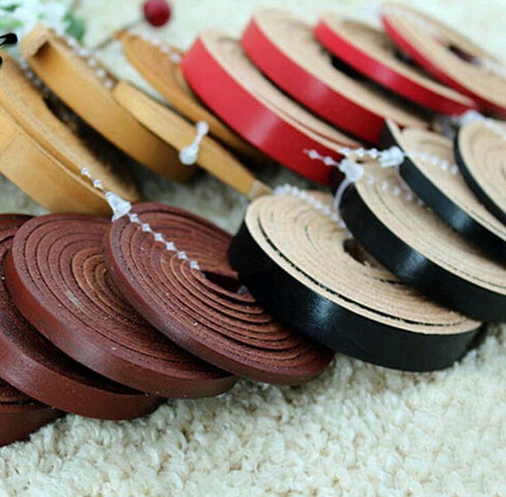 Leather Strap 8mm Wide Organic Leather Straps Leather Cord Etsy