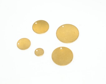 30 piezas de pendientes de latón, fornituras para pendientes, conector para pendientes, colgante para pendientes, suministros para joyería, joyería de latón, pendientes de forma circular, S255