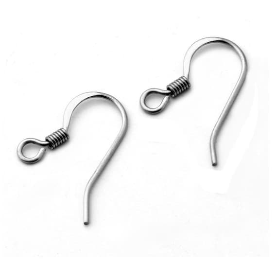 100Pcs Silver Plated Earring Hooks,Ear Wire Hooks,Earring Hooks Silver  Plated Surgical Steel Earring Hooks Hypo-Allergenic Ear Ring Accessories  for DIY Jewelry Supplies Making 