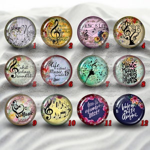 Note Handmade cabochons,Glass Photo Cabochon,glass cabochon,round cabochons,illustration cabochons,Handmade Dome cab cabochon