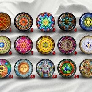 Mandala cabochons,Glass Photo Cabochon,Dome cabochon,round cabochons,illustration cabochons,Handmade Dome cab cabochon