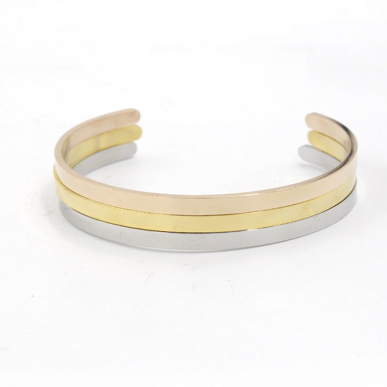 2pcs 4mm Stainless Steel Stamping Blank Bracelet Personalized Etsy