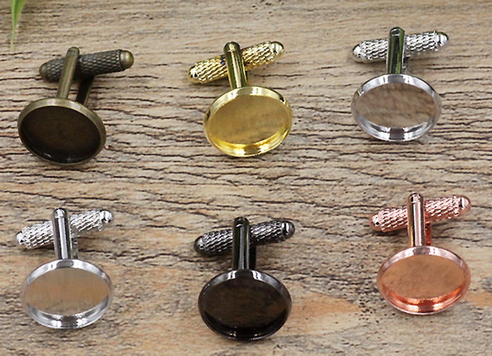 20pcs Cufflinks Blank Cufflink tray French Style Etsy