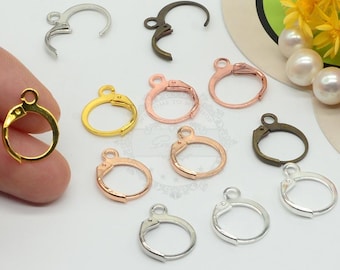50pcs Earring Hooks, Simple Earring, Antique Copper Ear Hooks, Copper Ear Wires, Fish Hook Earrings, Copper Earring Wire--6 Colors available
