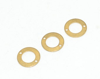 100pcs Brass earrings, Earring Findings, Earring connector, Earring pendant, Jewelry Supplies, Brass jewelry, Round shape earrings, S58