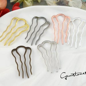 10pcs 46x26/65x35/49x87mm Hair Comb Base Bezel Setting Wholesale,Hair Accessories,Bridal Supplies,Cameo setting Hair Combs-6 Color available