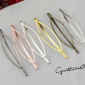20st 65mm Haarspangen, Haar-Accessoires, Braut Zubehör, Haarspange, leere Bobby Pins-Tablett, Stirnband Erkenntnisse--6 Farben erhältlich 07890